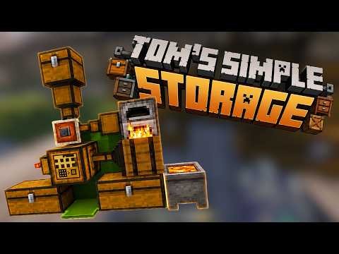 Minecraft Tom's Simple Storage Mod • Updated Complete Guide
