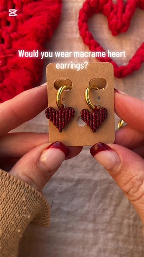 This is NOT the full tutorial 👀 Full macrame pattern coming soon on Etsy ❤️ Follow to not miss it #macrame #macramejewelry #diyearrings #handmade #etsyseller