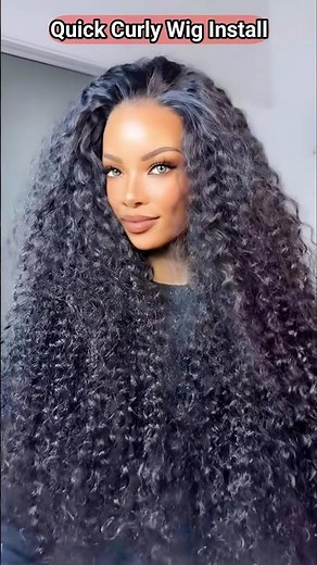5 Minutes Curly Wig Install
