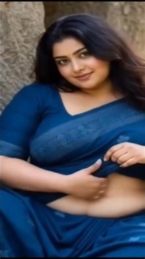 Minimal Blue Saree Trend | Desi Grace & Timeless Elegance