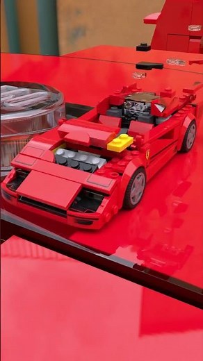Lego Ferrari F40 Zoom Build Animation
