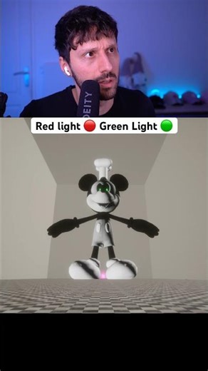 Red light, green light, Mickey Mouse edition 🤣. Game: Fever Meme #games #indiegame #fevermeme