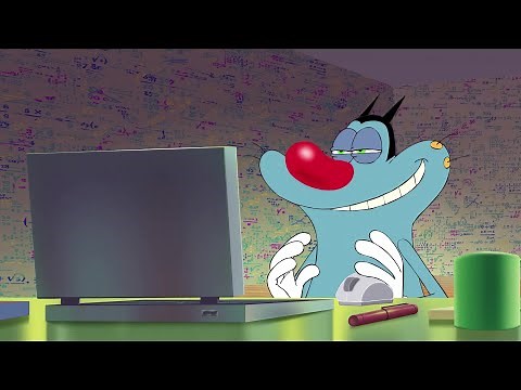 Oggy and the Cockroaches 🐱💻 OGGY ON COMPUTER 🐱💻 Full Episode in HD