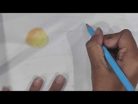 creating a house with mountains Sun and birds