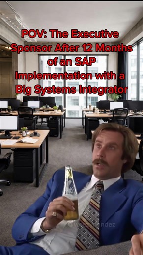 SAP implementation with big four system integrators tend to escalate very quickly.