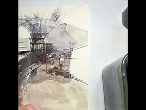 Intuitive Encaustic collage for Encaustic painting