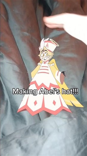 PART 3 OF MAKING HAZBIN HATS! Help I repainted this at least 70 times #hazbinhotel #abelhazbinhotel
