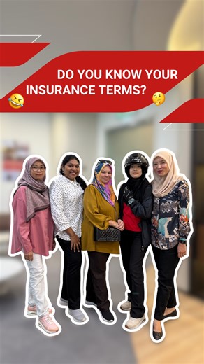 Insurance doesn’t have to be complicated. 📝 Knowing the terms helps you make smarter choices and get the protection you truly need. Do you know what these terms mean? Let us know in the comments below. #GeneraliMalaysia #LifetimePartner #Insurance | Generali Malaysia