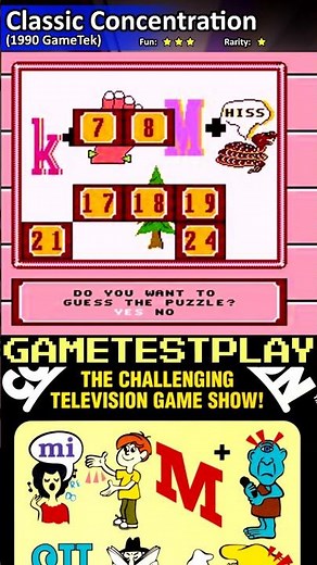 Classic Concentration NES Shorts Remember