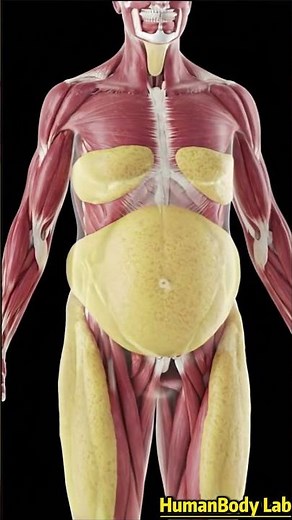 How Subcutaneous Fat Changes Your Body 😱 (3D Anatomy)