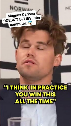 Magnus Carlsen Can’t Believe the Computer Engine in Chess! 🤯♟️