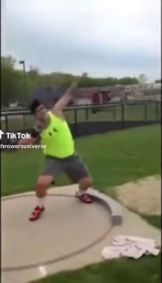 Outrageous Cartwheel Shot Put Compilation
