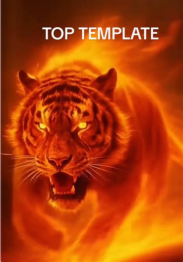 Creative CapCut Tiger Intro Template for Beginners