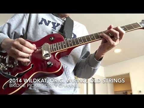 Epiphone Wildkat Wiring Upgrade Sound Comparison