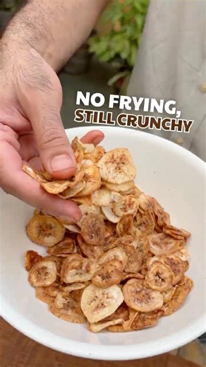 Easy Banana Chips 🍌 | No Frying | Crunchy
