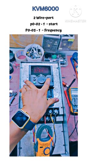 KVM6000 (EACON), 2WIRE START STOP #vfddrive #electricalmachines #acdrive #electrical #electronic