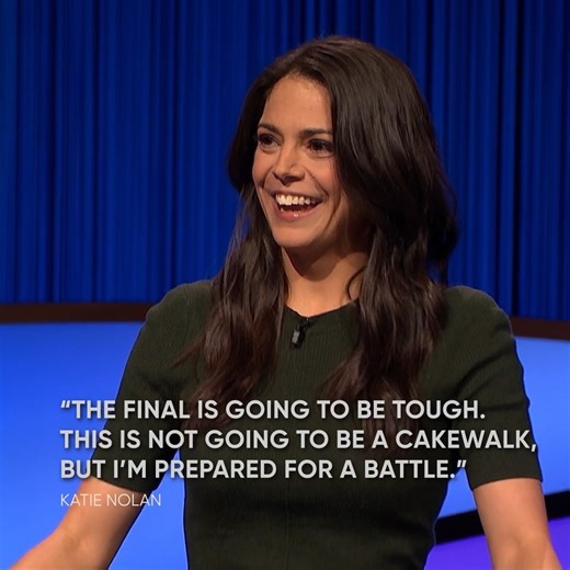 8.4K views · 186 reactions | She's a fighter til the end ⚔️ Don't miss #CelebrityJeopardy! finalist Katie Nolan on this week's episode of Inside Jeopardy!: https://linktr.ee/insidejeopardy | Jeopardy! | Facebook