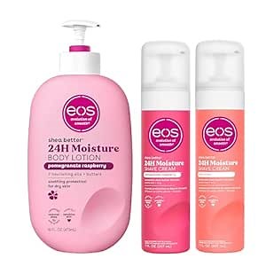 eos Body Bundle - Pomegranate Raspberry & Pink Citrus Shave + eos Pomegranate Raspberry Shea Better Body Lotion