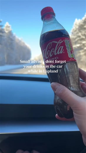 Don’t Forget Your Drinks in Lapland’s Winter