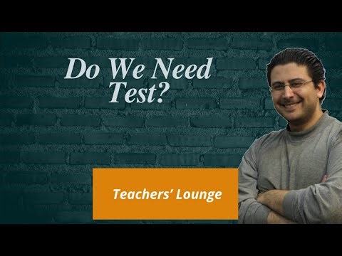 Do We Need Tests