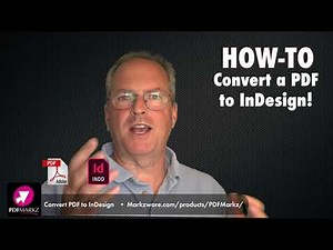 Convert PDF to InDesign