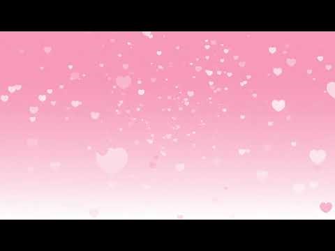 Pink Heart Romantic Love Background Animated Video Loop | Copyright-Free | Full HD