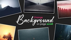 使用 Javascript 在滚动时更改背景图像