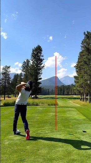 Playing Hole 7 at Banff Springs Golf Club! ⛳️