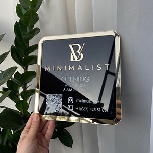 Business Custom Door Sign, Business Sign for Wall, Personalized Plaques, Restroom Sign, Office Door Plate, Apartment Sign, Door Logo Sign - Etsy