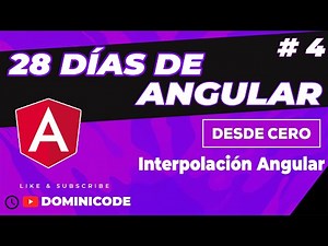 Angular interpolation / On-way data binding - 28 Days Learning Angular #4