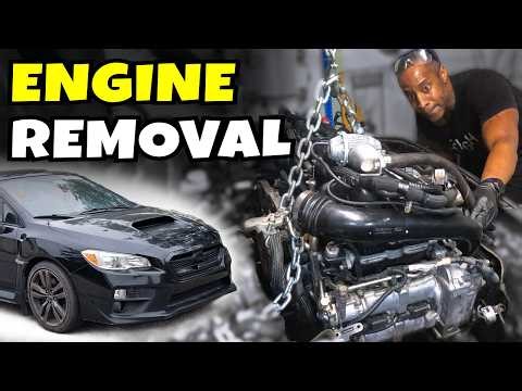 WRX Engine Removal | It Wasn't That Bad...| 2015-2021 FA20