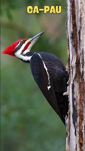 PICA-PAU #aves #animaiscuriosos #planetacurioso #curiosidades #natureza #picapau