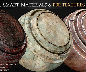 ArtStation - 10 METAL SMART MATERIALS & PBR TEXTURES-VOL 3 | Game Assets