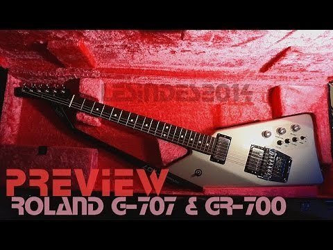 Roland G-707 + GR-700 Guitar Synthesizer -- Preview