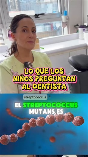 La bacteria detrás de las caries 🦠🦷 El Streptococcus mutans es una bacteria que vive de forma natural en la boca. El problema aparece cuando hay exceso de azúcar y poca higiene: el equilibrio se rompe y esta bacteria produce ácidos que dañan el esmalte y forman caries. La buena noticia: con cepillado correcto, pasta con flúor y control del azúcar, podemos mantener ese equilibrio y proteger la sonrisa de tu hijo. Educar también es prevenir. 🦷✨ #odontopediatracdmx #odontopediatra | Dra. Cynthia