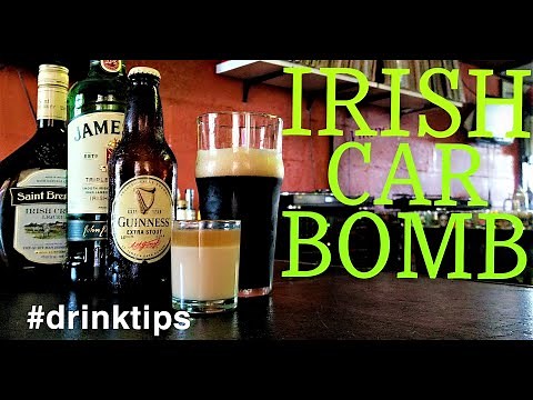 Irish Car Bomb Cocktail | Boilermaker Beer Drink Recipe | #DRINKTIPS