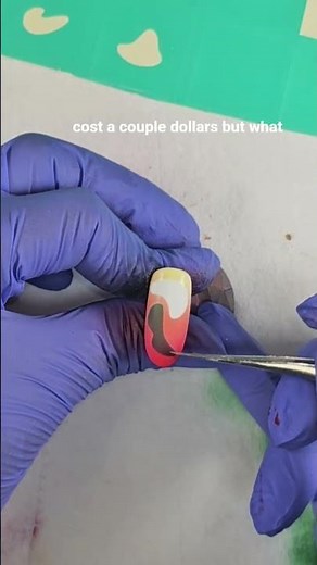 Easy Airbrush Nail Art Using Lucid Shape Stencils | Beginner-Friendly Acrylic Airbrush Design