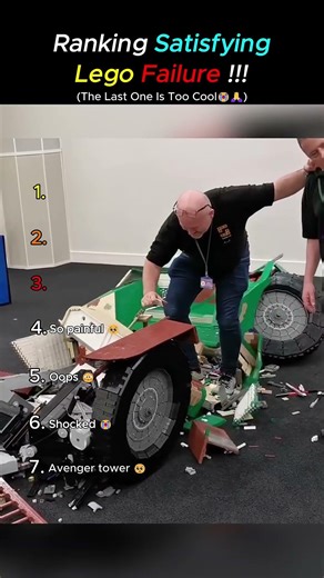 Top LEGO Builds That Failed Perfectly Most Satisfying Moments #shorts #viralvideo #entertainment