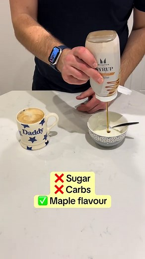 Love maple syrup but not the sugar? 🍁 This MyProtein sugar-free maple syrup is a game-changer — zero sugar, low calories, and actually tastes good. Perfect for pancakes, oats, coffee, or desserts without ruining your goals. Bonus: it’s on sale right now 🔥 #SugarFree #LowCal #FitnessFood #HealthySwaps #WeightLoss