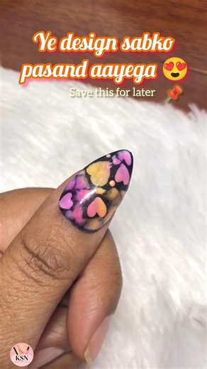 Heart Nails ❤️ Blooming gel nails✨ #shorts #bloominggel #heartnails