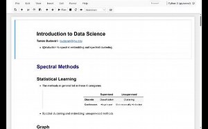 【数据科学导论】19 - Spectral Methods