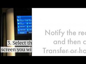 How to Transfer a call using speed dial on a Polycom VVX 501 601