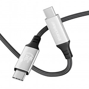 USB4 Cable 240W 3.3Ft [USB-IF Certified], PD Charging, Supports 40Gbps Data Sync and 8K/5K@60HZ, Compatible with Thunderbolt 4/3, USB3, USB C, Lenovo, MacBook, SSD, Monitor, Docking