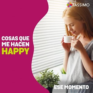 La nueva máquina de Tassimo te hará más Happy que nunca. ¡Disfruta de tus variedades favoritas con solo pulsar un botón con la nueva Tassimo Happy! | Tassimo