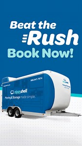 Delivery calendars are filling up fast. Book your move now and beat the rush! Choose a date for us to drop off your container and load it at your own pace. We'll then pick it up and deliver it to your new home when you're ready. | Zippy Shell Moving and Storage