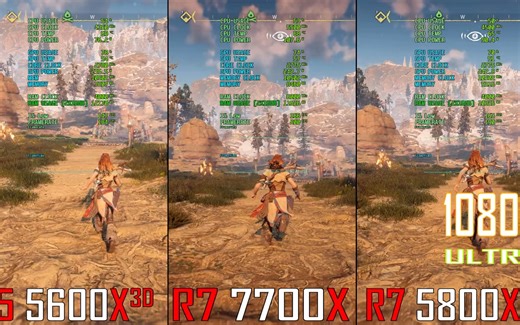 RYZEN 5 5600X3D vs RYZEN 7 7700X vs RZEN 7 5800X3D