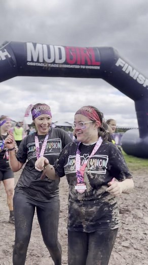 22K views · 67 reactions | Shaking off the mud, one move at a time.  | Mud Girl Run | Facebook