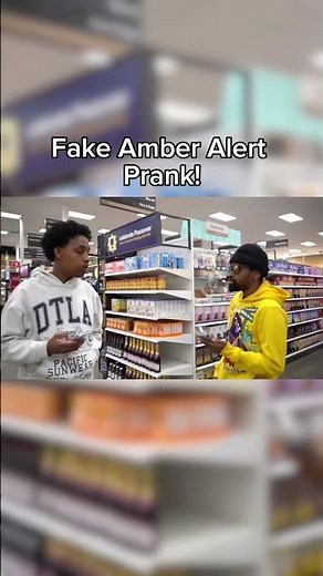 Fake Amber Alert Prank! #shorts #prank