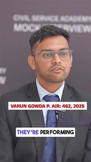 UPSC Topper Varun Gowda (AIR 462) 💥 Powerful Mock Interview Moments!