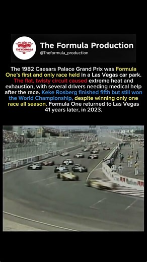 The 1982 Caesars Palace Grand Prix | Formula One #formula1 #lasvegasgp #f1